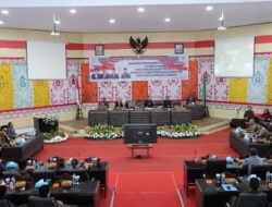 Wali Kota Kotamobagu Hadiri Rapat Paripurna Istimewa DPRD dalam Rangka Mendengarkan Pidato Presiden dan RUU APBN Tahun 2024