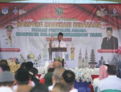 Bupati Bolaang Mongondow Timur (Boltim) dan Kakanwil Kemenag Provinsi Sulawesi Utara Hadiri Sosialisasi Kampung Moderasi Beragama
