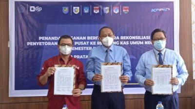 Amankan Penerimaan Negara, KPP Kotamobagu Selenggarakan Rekonsiliasi Dengan Pemda Bolmut