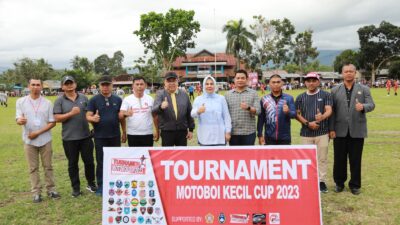 Sepak Bola Motoboi Kecil CUP 2023 dengan Antusiasme Tinggi, Wali Kota Kotamobagu Buka Turnamen