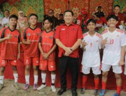 Wagub Sulut Steven Kandouw Resmikan Soekarno Cup U-17 di Lapangan Sinindian