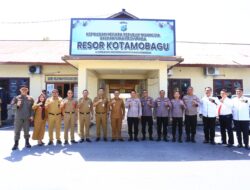 Silaturahmi ke Forkopimda Kotamobagu, Pj. Wali Kota Kotamobagu, Dr. Drs. Asripan Nani, M.Si., Lakukan Kunjungan