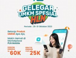 Gelegar UMKM Spesial HLN: Diskon dan Gratis Ongkir di PLN Mobile