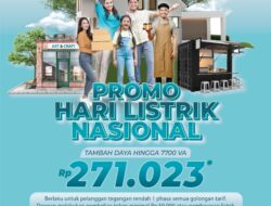 Promo Tambah Daya Spesial HLN: PLN Hanya Rp271.023,- untuk Semua Golongan Tarif