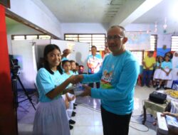 Pj. Wali Kota Dr. Drs. Hi. Asripan Nani, M.Si., menghadiri Launching Gerakan Edukasi dan Pemberian Pangan Bergizi untuk Siswa (Genius) di Kota Kotamobagu tahun 2023