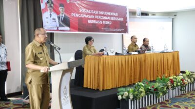 Implementasi Pengawasan Perizinan Berbasis Risiko, Pj. Wali Kota Kotamobagu Buka Sosialisasi