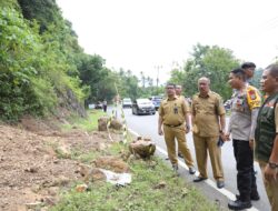 Rawan Bencana di Kota Kotamobagu, Pj. Wali Kota Tinjau Lokasi