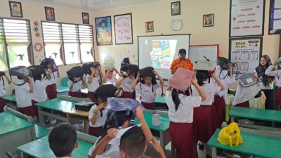 BPBD Kota Kotamobagu Tingkatkan Kesadaran Bencana Melalui Sosialisasi dan Simulasi di Sekolah