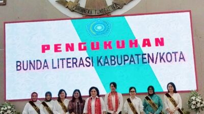 Ketua TP PKK Kota Kotamobagu, Hj. Siti Fatmah Fitriana Nani Buhang, Dikukuhkan sebagai Bunda Literasi Kota Kotamobagu