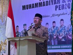 Pengukuhan Pimpinan Daerah Periode 2022-2027, Pj. Wali Kota Kotamobagu Hadiri Milad ke-111 Muhammadiyah