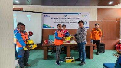 Gelar Simulasi Evakuasi Vertical Rescue, PLN UP3 Manado dan BASARNAS Manado