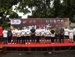 Run Pemilihan Umum Tahun 2024, Pj. Wali Kota Kotamobagu, Dr. Drs. Hi. Asripan Nani., M.Si Meriahkan KPU Kotamobagu 