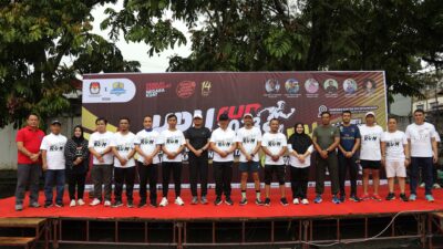 Run Pemilihan Umum Tahun 2024, Pj. Wali Kota Kotamobagu, Dr. Drs. Hi. Asripan Nani., M.Si Meriahkan KPU Kotamobagu 