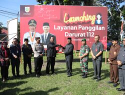 Launching Layanan Panggilan Darurat 112, Pj. Wali Kota Kotamobagu, Dr. Drs. Hi. Asripan Nani., M.Si komitmen Pemerintah Kota Kotamobagu