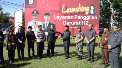 Launching Layanan Panggilan Darurat 112, Pj. Wali Kota Kotamobagu, Dr. Drs. Hi. Asripan Nani., M.Si komitmen Pemerintah Kota Kotamobagu