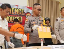 Sat Resnarkoba Polres Kotamobagu Berhasil Mengungkap Jaringan Pengedar Narkotika Jenis Sabu