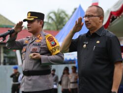 Polres Kotamobagu Gelar Pasukan Operasi Lilin Samrat 2023 Menjelang Natal dan Tahun Baru 2024