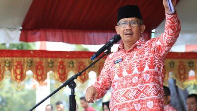 Pj. Wali Kota Kotamobagu Pimpin Apel Kerja Perdana Tahun 2024 di Bukit Ilongkow