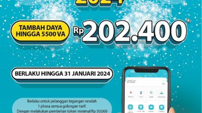 PLN Gelar Promo Tambah Daya Listrik dengan Harga Spesial Melalui Program Semarak Awal Tahun 2024