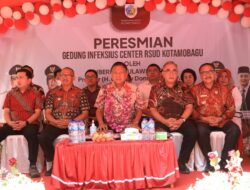 Peresmian Gedung Infeksius Center RSUD Kotamobagu oleh Pj. Wali Kota dan Gubernur Sulawesi Utara