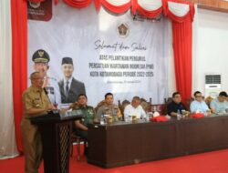 Pengurus PWI Kotamobagu Masa Bakti 2022–2025 Dilantik, Dihadiri Pj Wali Kota Asripan Nani