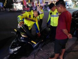 Blue Light Patrol, Satlantas Polres Kotamobagu Gencar Antisipasi Pelanggaran dan Ciptakan Kamtibmas