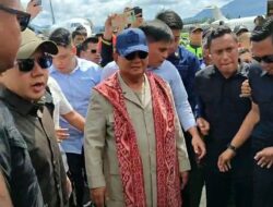 Kedatangan Kampanye Calon Presiden Prabowo Subianto di Manado Langoan