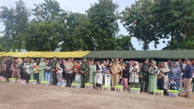 YBM PLN Palu Bagikan 100 Paket Bantuan Gizi Cekal Stunting dalam Perayaan HUT TNI ke-78