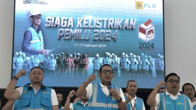 Dirut PLN Pimpin Langsung Pengamanan Pasokan Listrik dari Posko Nasional Siaga Pemilu PLN