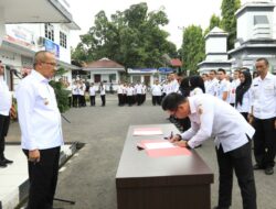 Pj. Wali Kota Kotamobagu Memimpin Apel Pagi dan Penandatanganan Perjanjian Kinerja ASN