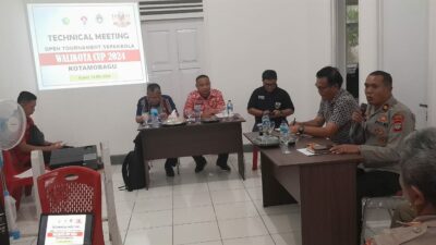 Technical Meeting Turnamen Sepakbola Walikota Cup 2024 Kotamobagu: Persiapan dan Rincian Kompetisi