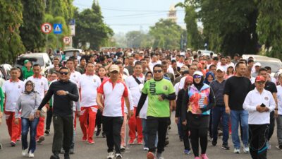 Ribuan Peserta Fun Run dan Jalan Sehat Meriahkan HUT ke-17 Kota Kotamobagu, Pj. Wali Kota Canangkan Car Free Day