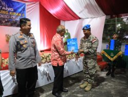 Pj. Wali Kota Kotamobagu Berikan Penghargaan kepada Personel Satgas BGC TNI KONGA dari Kongo