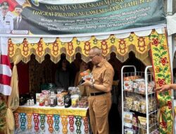 Pj. Wali Kota Kotamobagu, Dr. Asripan Nani, Tinjau Stand Pameran UMKM dan Lomba MTQ XXX Tingkat Provinsi Sulut