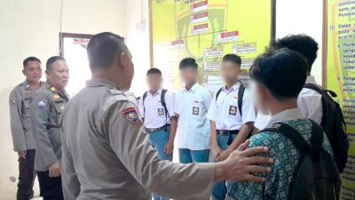 Bolos Sekolah dan Kedapatan Bawa Miras, Patroli Presisi Polres Kotamobagu Amankan Sejumlah Pelajar