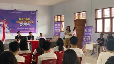 KP2KP Amurang Gelar Pajak Bertutur 2024 di SMA Katolik Aquino: Membangun Generasi Paham Pajak untuk Indonesia Emas