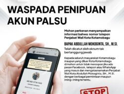 Waspada! Modus Penipuan Mengatasnamakan Pj. Wali Kota Kotamobagu Muncul Pasca Pelantikan