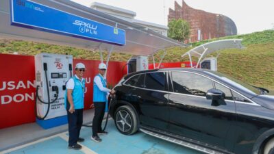 PLN Sukses Layani 340 Transaksi Pengisian Mobil Listrik di IKN Selama HUT RI ke-79