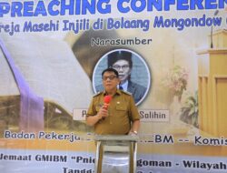 Pj. Wali Kota Kotamobagu Abdullah Mokoginta Hadiri Seminar Preaching Conference GMIBM: Dorong Sinergi Pendeta dan Pemerintah untuk Kemajuan Daerah