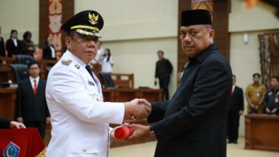 Gubernur Olly Dondokambey Lantik Abdullah Mokoginta Sebagai Penjabat Wali Kota Kotamobagu