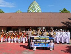 Kapolres Kotamobagu Resmi Lepas Kontingen Patroli Keamanan Sekolah dan Polisi Cilik untuk Lomba Tingkat Polda Sulut 2024