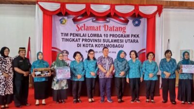 Ketua TP PKK Kotamobagu Suzanna Mokoginta Sambut Tim Penilai Lomba 10 Program PKK Tingkat Provinsi Sulut