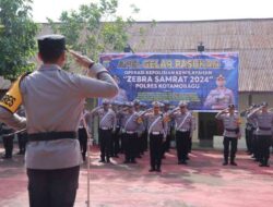 Kapolres Kotamobagu Pimpin Apel Gelar Pasukan Operasi Zebra Samrat 2024