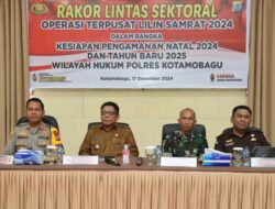 Jelang Perayaan Nataru, Polres Kotamobagu Gelar Rakor Lintas Sektoral Ops Lilin Samrat 2024