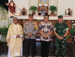 Forkopimda Kotamobagu Laksanakan Safari Natal dan Tahun Baru 2025 di Gereja Katolik Kristus Raja