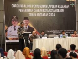 Pj. Wali Kota Kotamobagu Resmi Tutup Coaching Clinic Penyusunan Laporan Keuangan Tahun Anggaran 2024