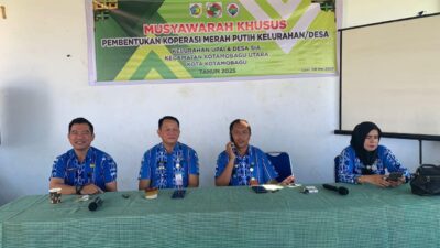 Wujudkan Ekonomi Kerakyatan, Musyawarah Pembentukan Koperasi Merah Putih Digelar di Kelurahan Upai