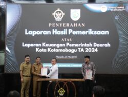 Kotamobagu Pertahankan Prestasi Gemilang, Raih Opini WTP ke-12 Kali Berturut-turut dari BPK RI Sulut