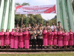 Ziarah Penuh Khidmat di TMP Mongkonai, Polres Kotamobagu Hormati Jasa Pahlawan Sambut Hari Bhayangkara ke-79