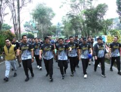 Polres Kotamobagu Sukses Gelar Jalan Sehat, Ribuan Warga Antusias Sambut Hari Bhayangkara ke-79